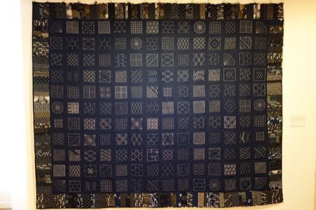 Sashiko Stitch Patterns: photograph by Daderot