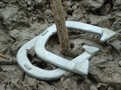 Horseshoe pitching: photograph by unknown (see file page)