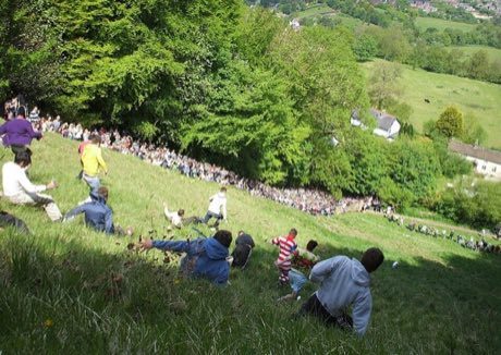 Cheese Rolling Hill: photograph by Dave Farrance