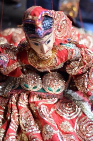 Kathputli string puppets: photograph by Manojmeena