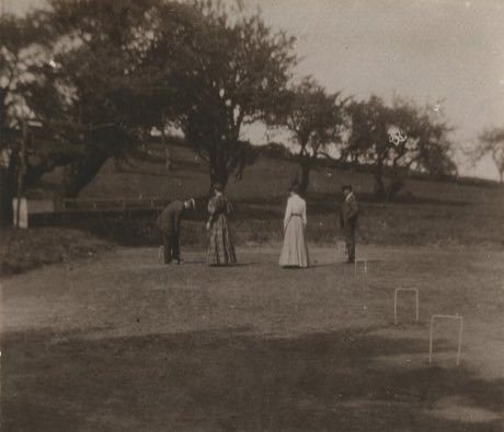 Croquet: photograph by UBC Library Digitization Centre