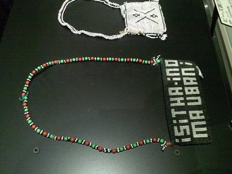 Zulu beadwork letters: photograph by Yanajin33