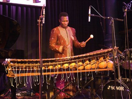 Balafon Gourd Xylophone: photograph by OhWeh