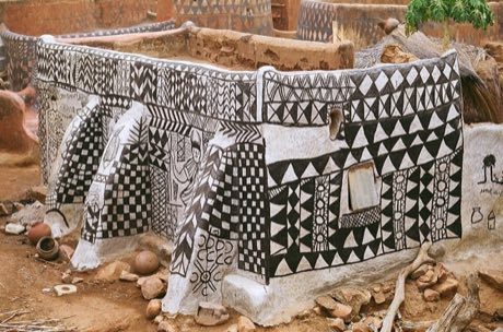 Tiebele House Painting: photograph by Alexander Leisser