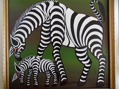 Tingatinga painting: photograph by Dominik