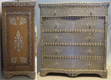 Damascus Mother-of-Pearl Inlay: photograph by Hiart