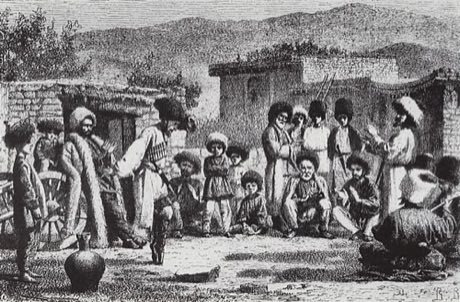 Lezginka: photograph by Vasily Vereshchagin