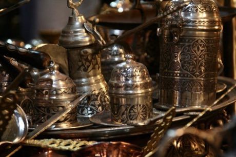 Turkish coffee in the cezve: photograph by Nico Crisafulli from USA