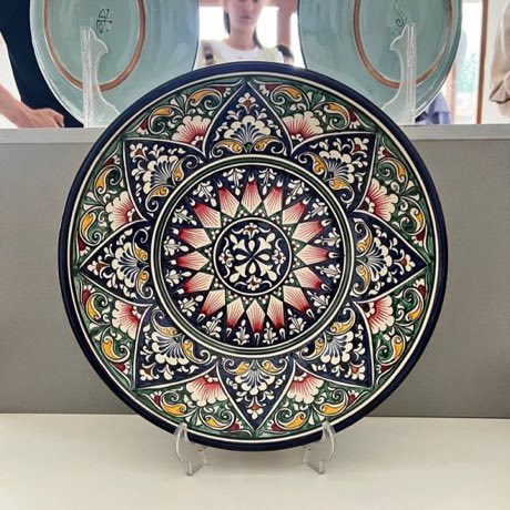 Rishtan ceramics: photograph by UzbekistanWikiEditor
