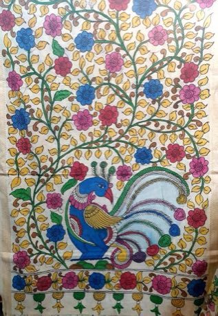 Kalamkari pen painting: photograph by Ravitheja Kumar Reddy C