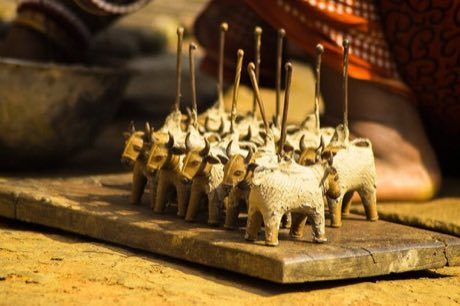 Dhokra lost-wax casting: photograph by Government of Odisha