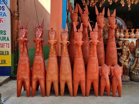 Bankura terracotta horse: photograph by Footlooseinme