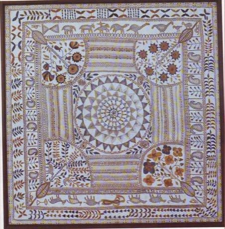 Nakshi Kantha embroidery: photograph by A junaid alam khan (talk)