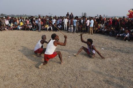 Lathi Khela: photograph by Frameofashik