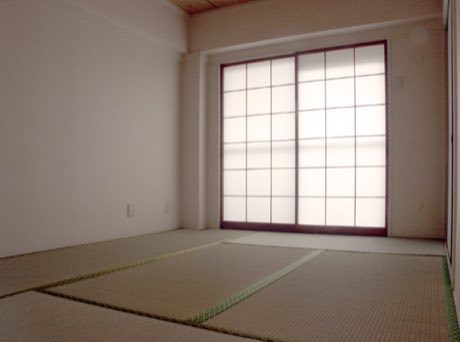 Tatami room tiling puzzle: photograph by Fg2