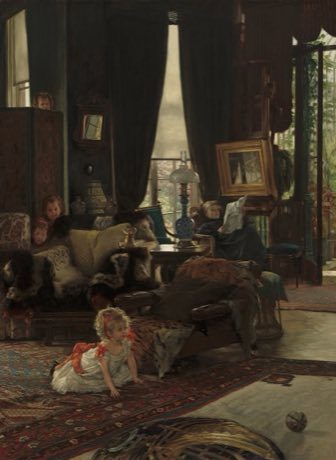 Hide and Seek: photograph by James Tissot