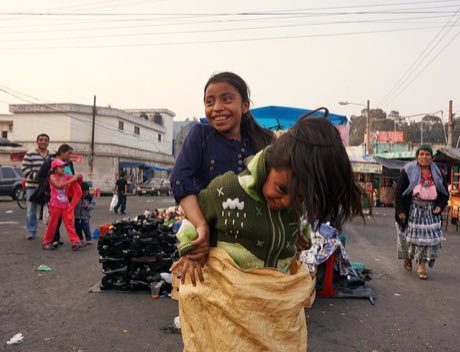 Sack Race: photograph by Erik Albers