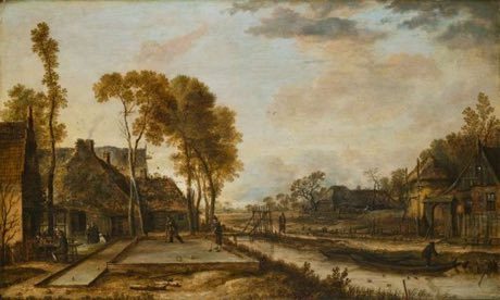 Kolf: photograph by Aert van der Neer