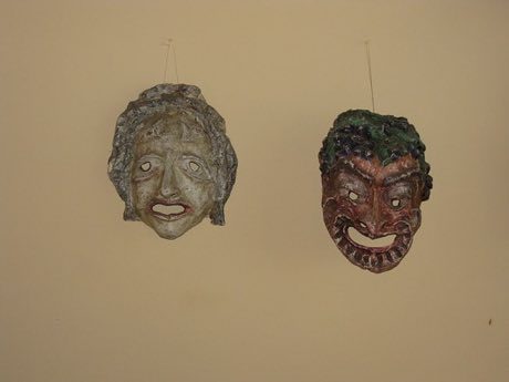 Commedia Mask Stock Characters: photograph by Deror avi