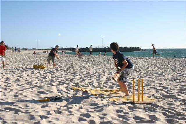 Backyard cricket: photograph by laneylou