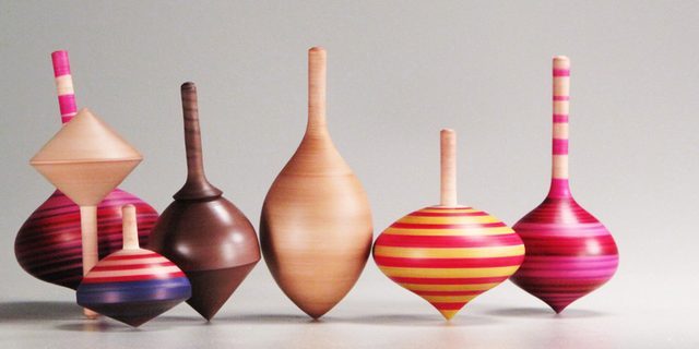 Spinning top: photograph by Davidturnswood