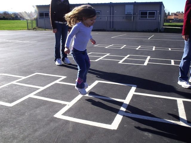 Hopscotch: photograph by Dave Parker