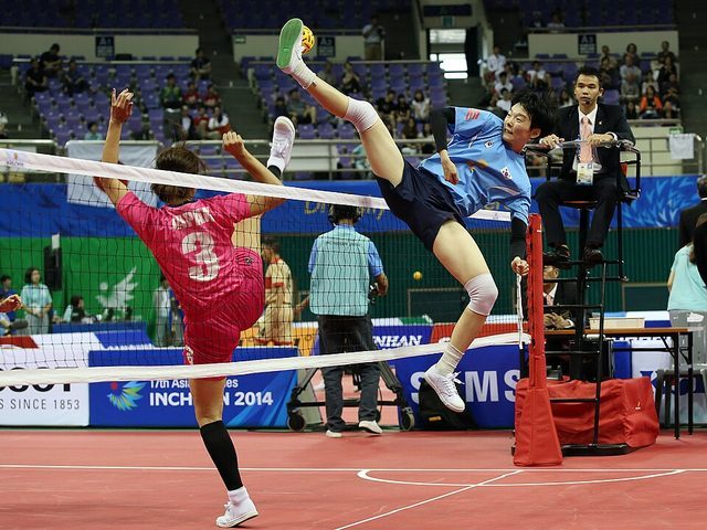 Sepak takraw: photograph by Republic of Korea from Seoul, Republic of Korea