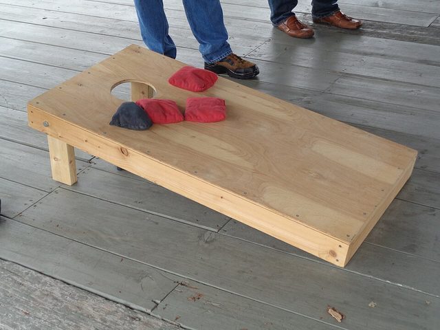 Cornhole: photograph by Michael Rivera