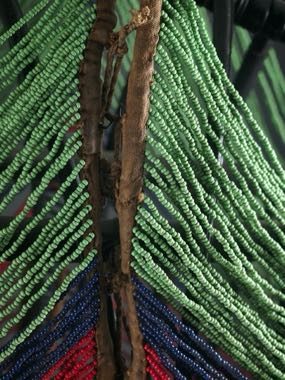 Dinka beaded corset beadwork: photograph by Ann Porteus from Tasmania, Australia