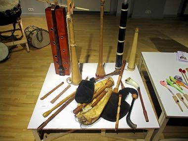 Latvian Bagpipe and Folk Pipes: photograph by Turaids
