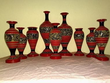 Maldivian lacquer work: photograph by Donna
