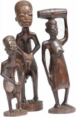 Makonde ebony carving: photograph by Photo by MatthiasKabel
