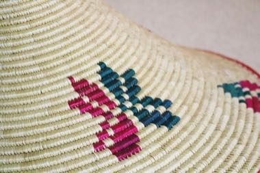 Mesob basket weaving: photograph by Betselot Yergalem
