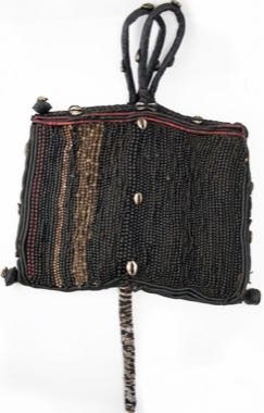 Bamileke beadwork designer: photograph by Ann Porteus from Tasmania, Australia