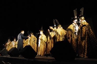 Murga Uruguaya Carnival Troupe: photograph by Zeroth