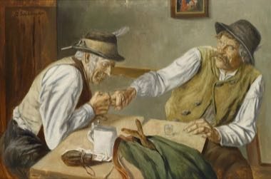 Finger Hooking: photograph by Georg Schildknecht