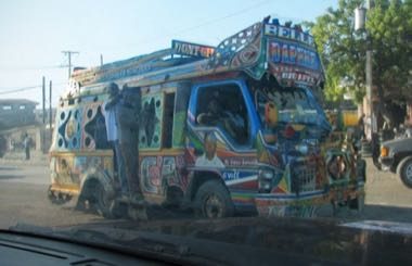 Tap-Tap Bus Painting: photograph by Greg Gebhardt