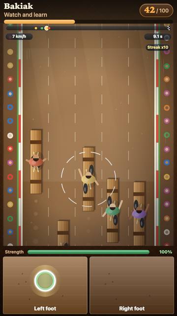 Bakiak: the game in attract mode