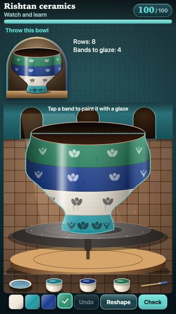 Rishtan ceramics: the game in attract mode