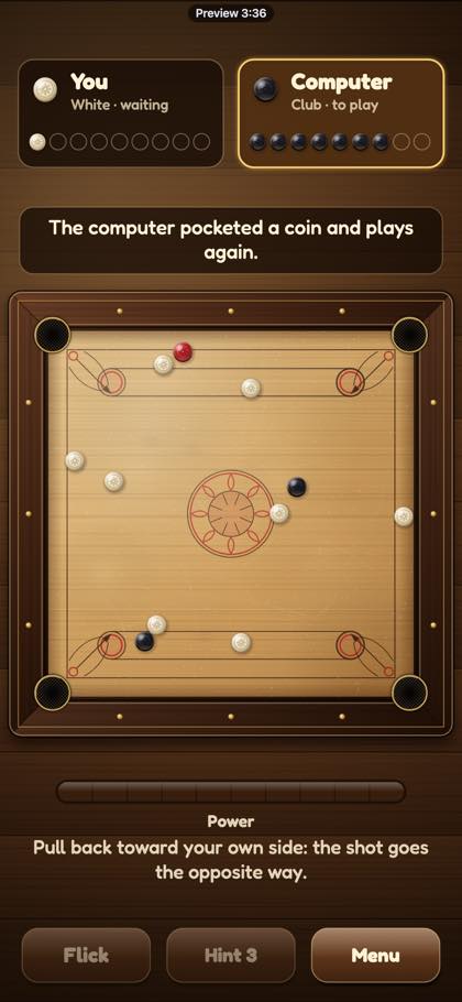 Carrom screenshot 2
