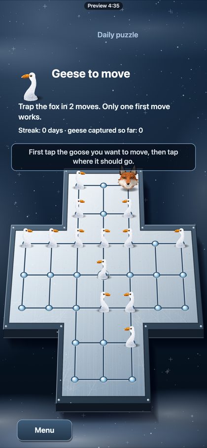 Fox and Geese screenshot 3