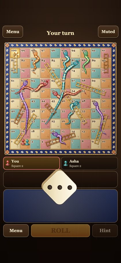 Snakes & Ladders Cloth Board screenshot 2