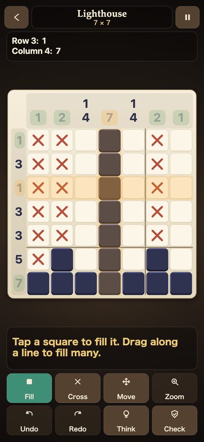 Nonogram screenshot 1