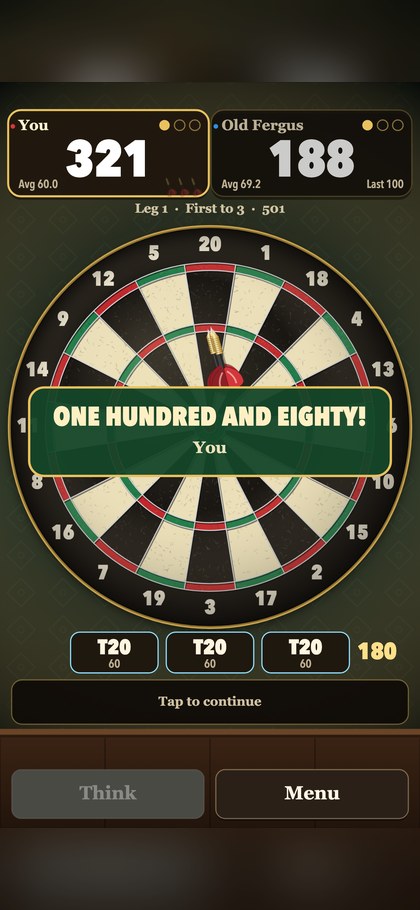 Oche Darts 501 screenshot 2