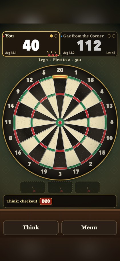 Oche Darts 501 screenshot 3