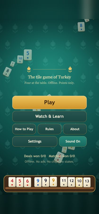Okey Offline screenshot 1