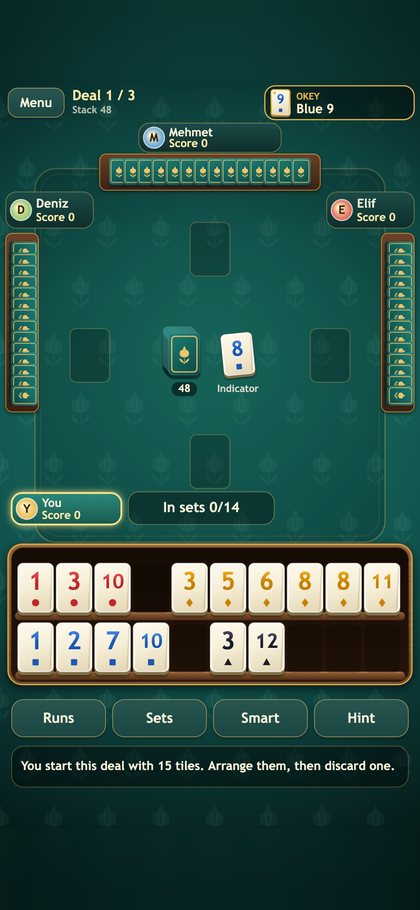 Okey Offline screenshot 2