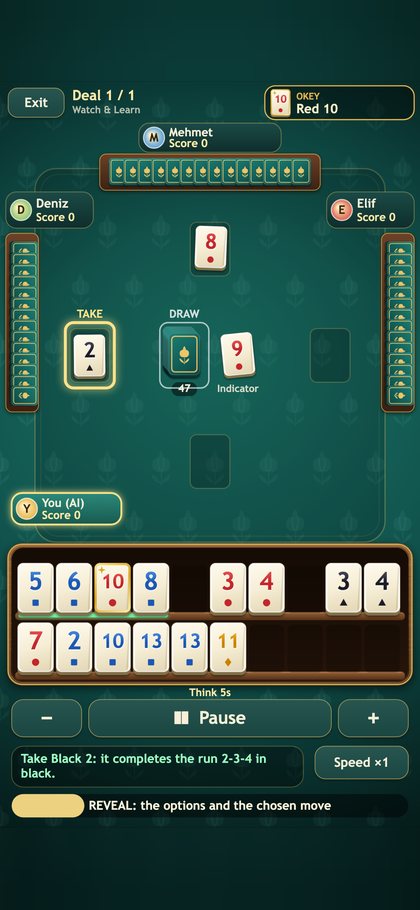 Okey Offline screenshot 3
