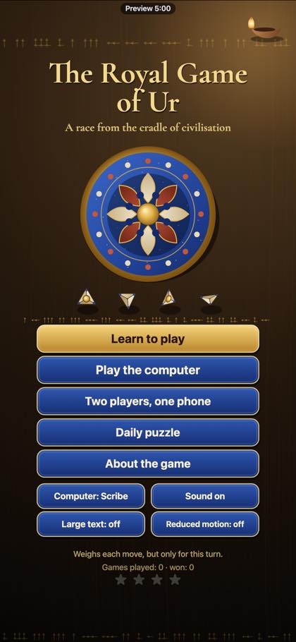 The Royal Game of Ur screenshot 1