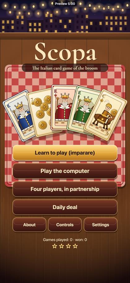 Scopa screenshot 1